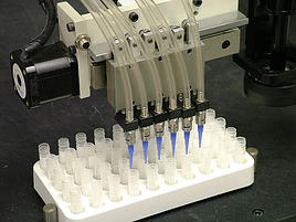 Automated filling of tubes and vial
